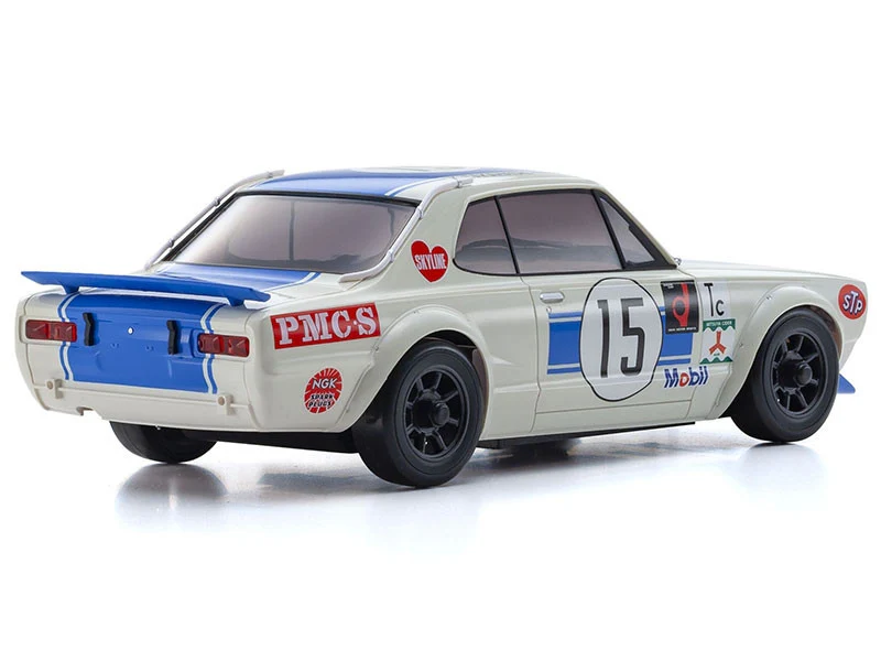 Kyosho Mini-Z AWD Skyline 2000GT-R KPGC10 Racing'72 Blue No15 (MA020/KT531P) K.32643BL - Image 3