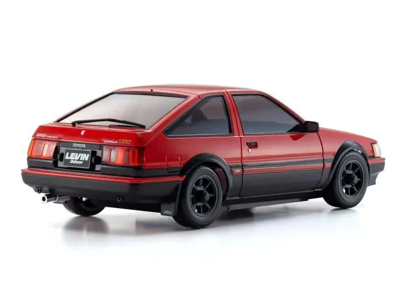 Kyosho Mini-Z AWD Toyota Corolla Levin AE86 Red-Black (MA020N-L/KT531P) K.32641RBK - Image 3