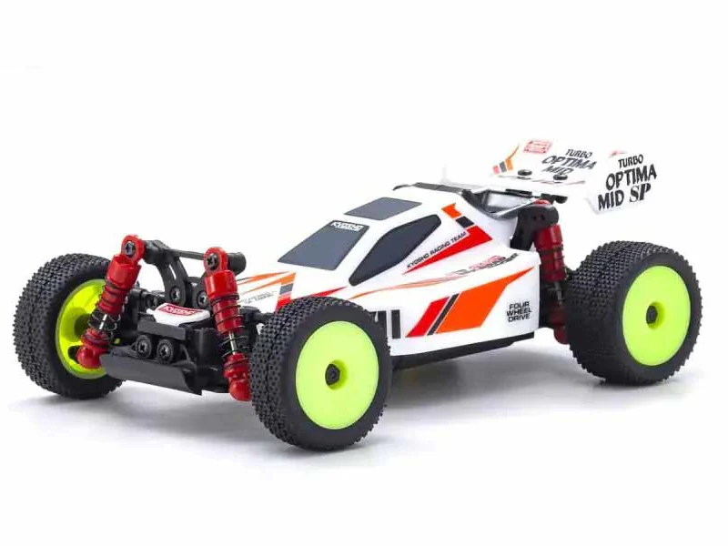 Kyosho Mini-Z MB010 Readyset 4WD Turbo Optima Mid Special blanc - K.32096W - Image 2
