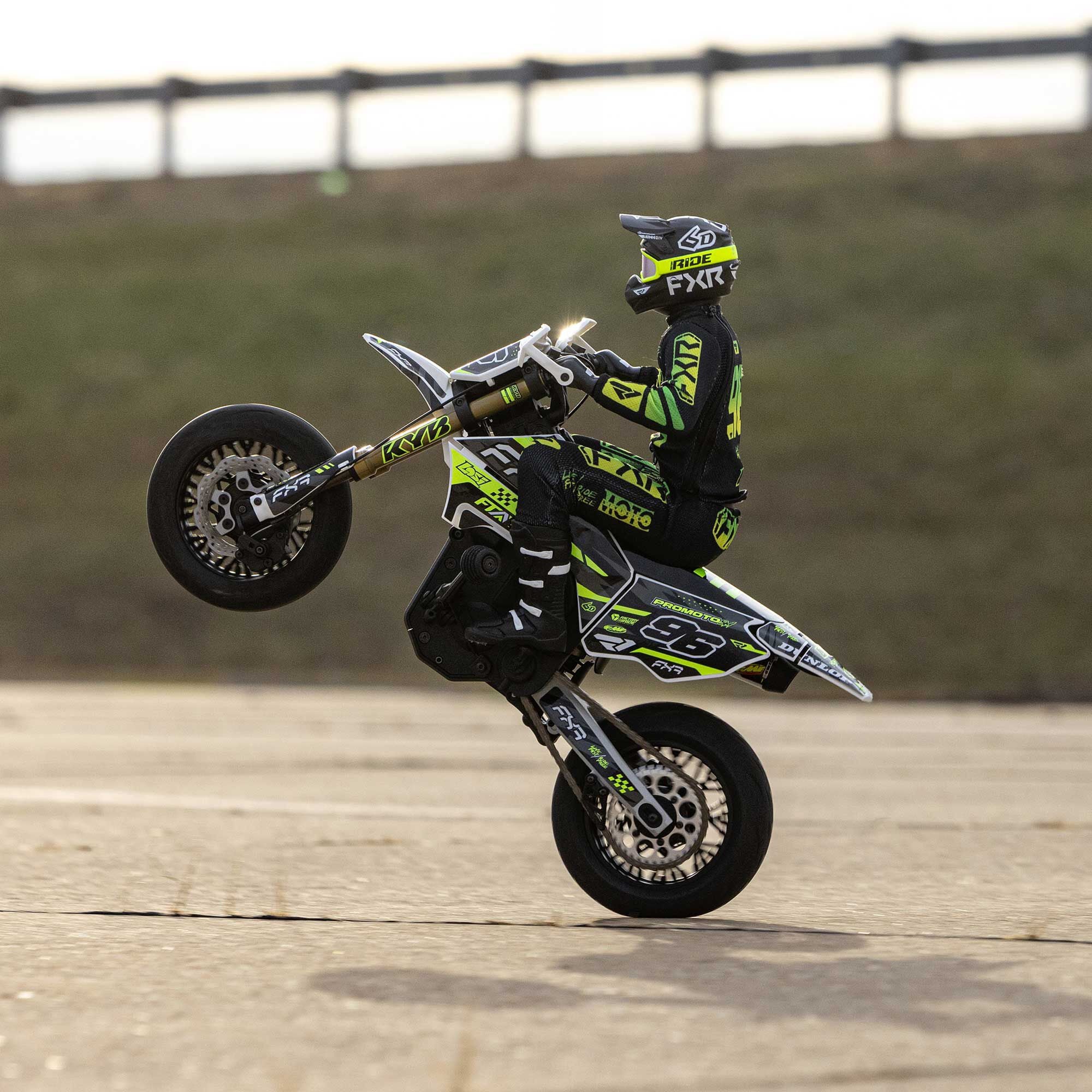 Moto RC Losi 1/4 Promoto-SM FXR RTR blanc - LOS-2272 - Image 21