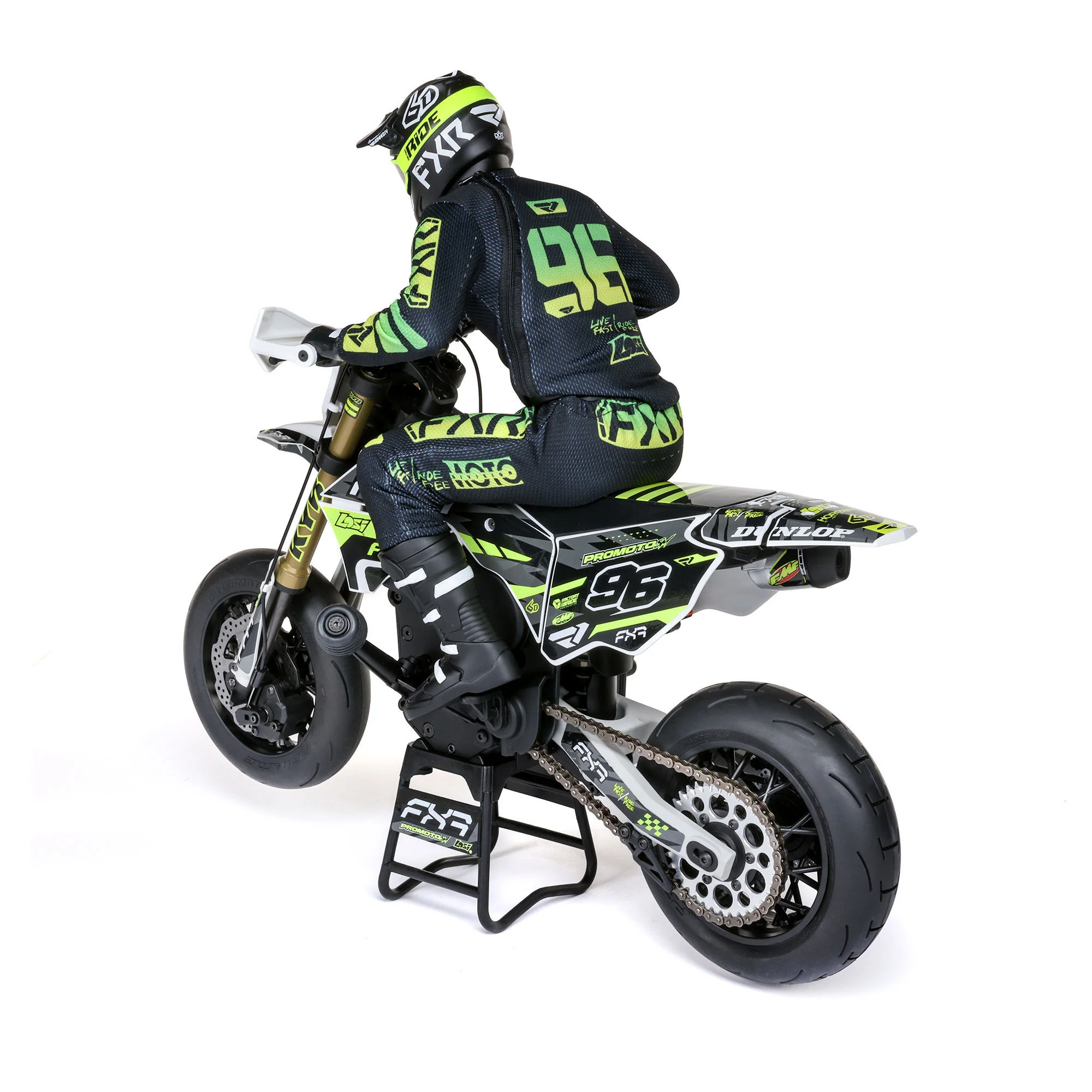 Moto RC Losi 1/4 Promoto-SM FXR RTR blanc - LOS-2272 - Image 2