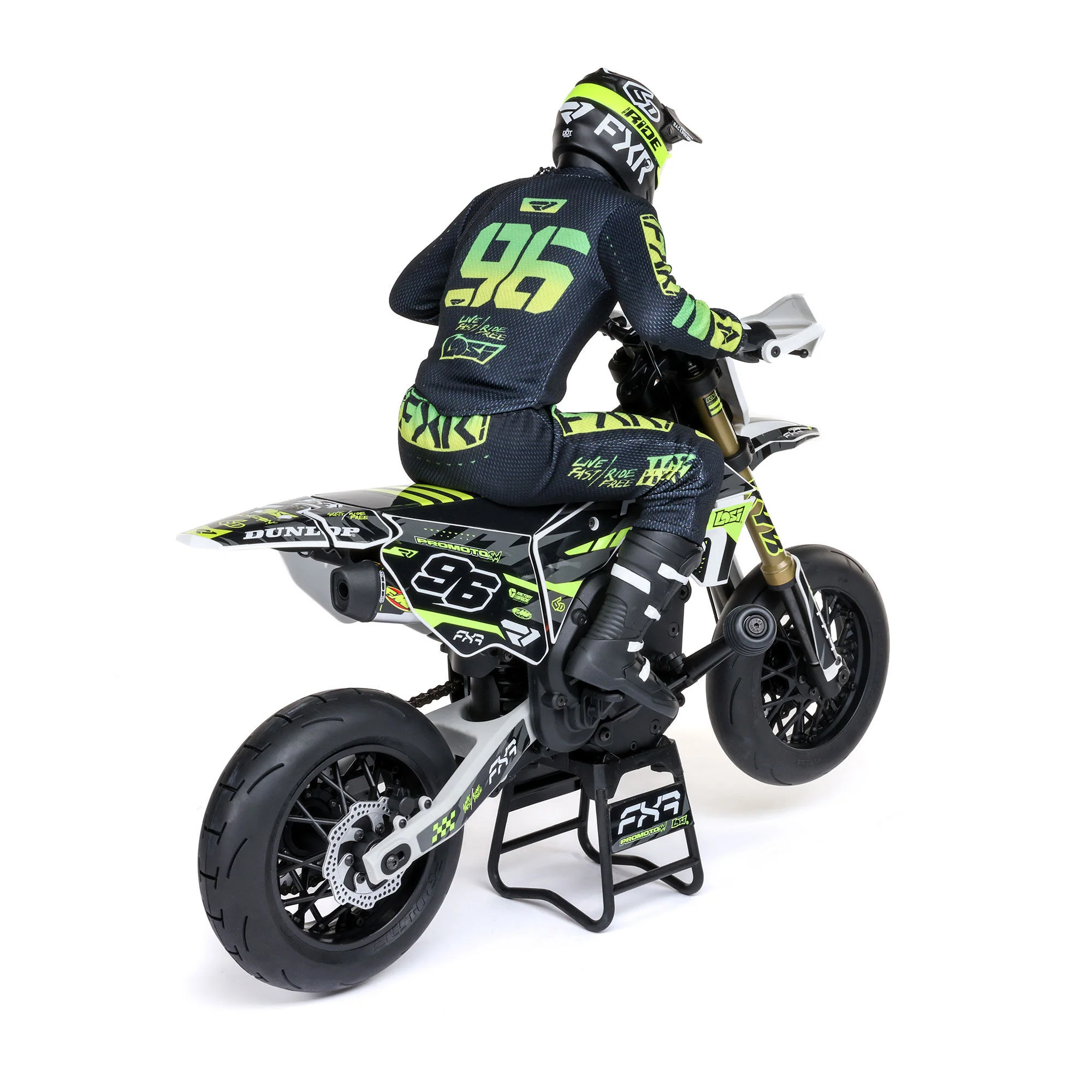 Moto RC Losi 1/4 Promoto-SM FXR RTR blanc - LOS-2272 - Image 6