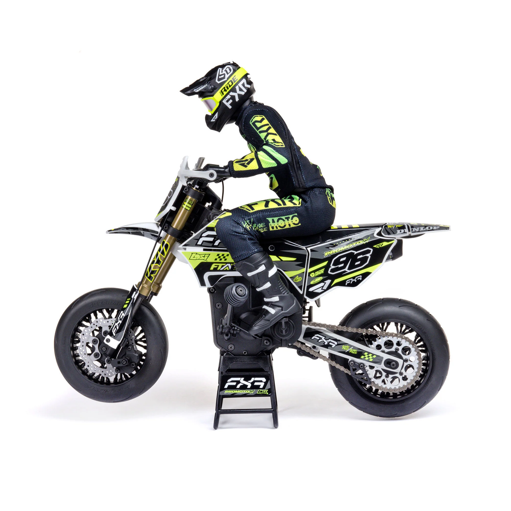 Moto RC Losi 1/4 Promoto-SM FXR RTR blanc - LOS-2272 - Image 7