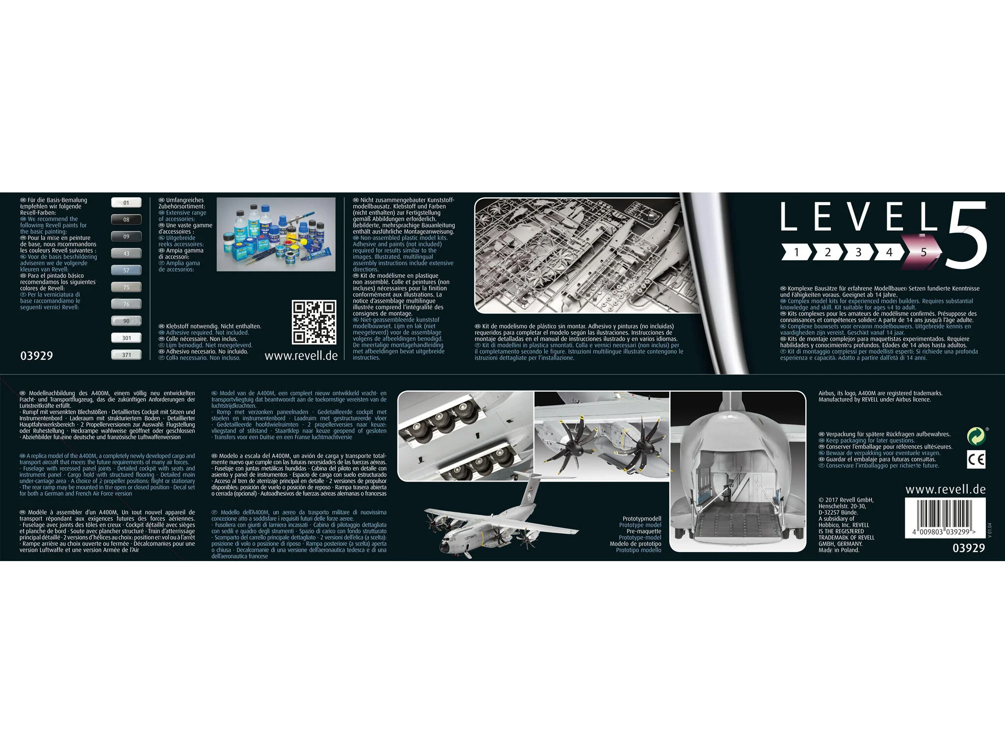 Maquette avion Revell 03929 Airbus A400M "ATLAS" - Image 6