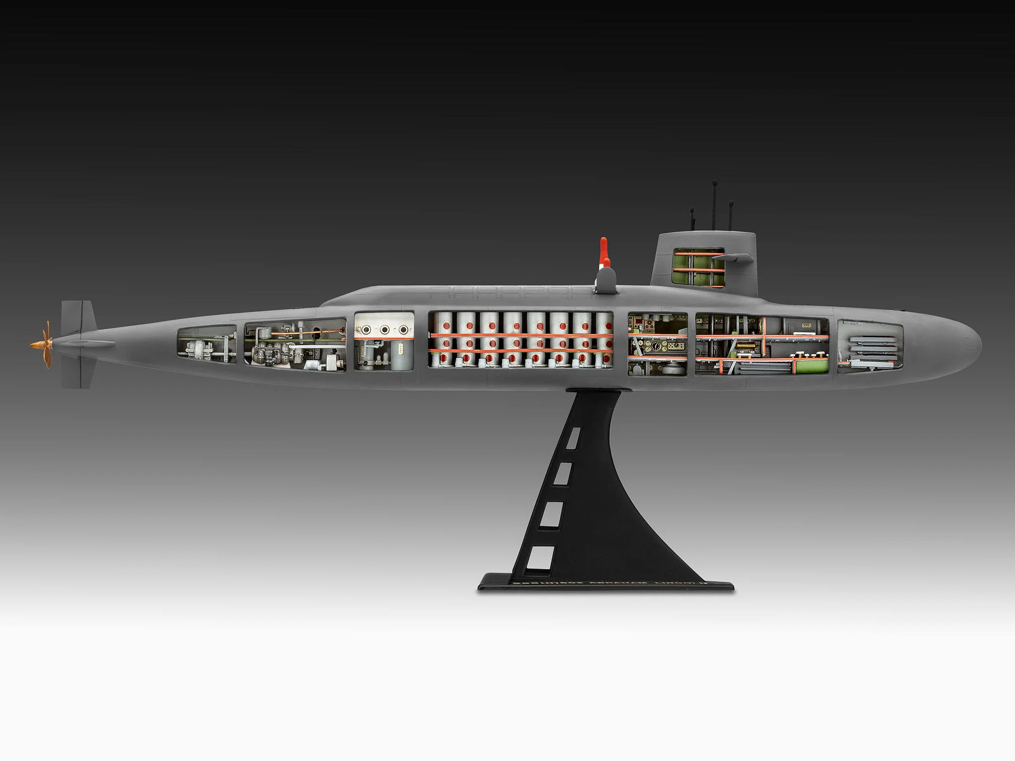 Maquette sous marin Revell 05185 S.S.B. Abraham Lincoln with Interior - Image 5