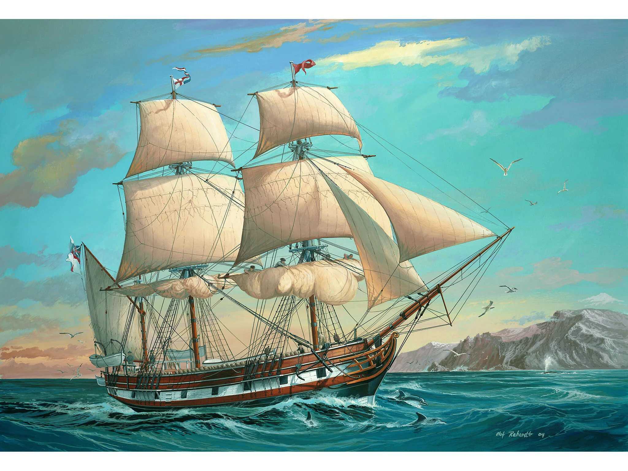 Maquette bateau Revell 05458 Darwin's Historical Discovery Barque H.M.S. Beagle - Image 3