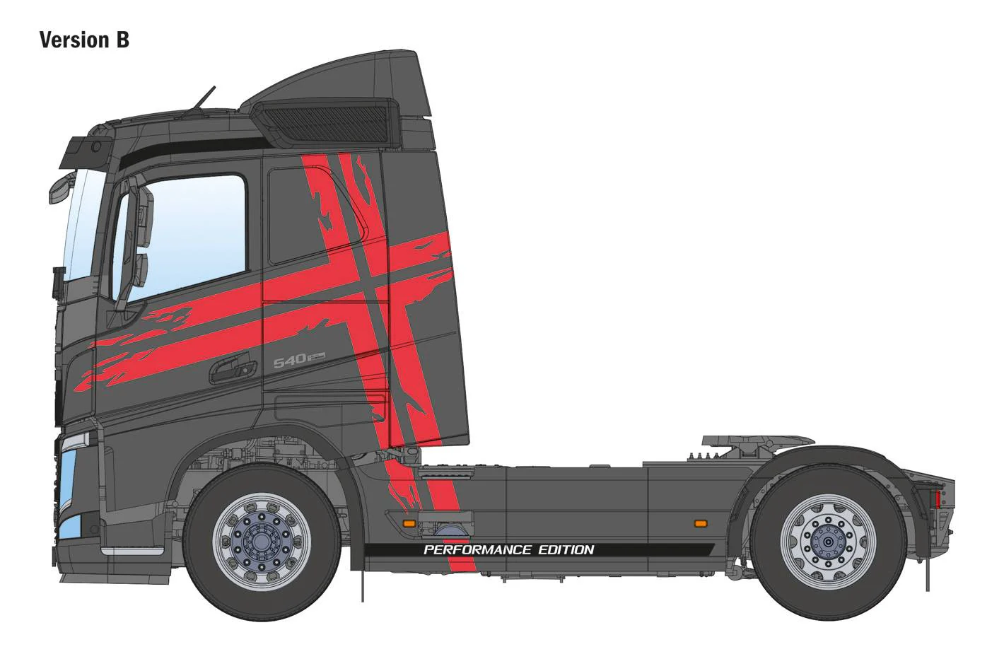 Maquette camion Volvo FH Low Roof - Italeri 3967 - Image 3