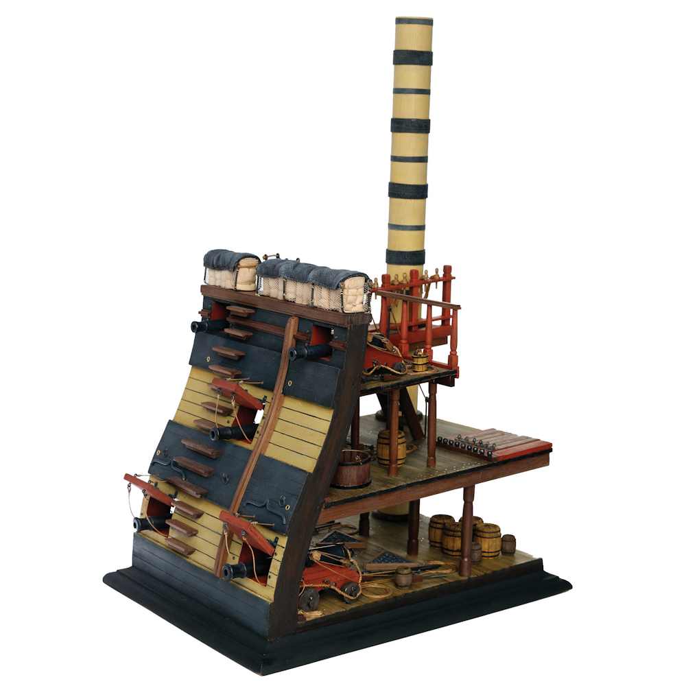 Maquette de bateau en bois Disarmodel 20148 - Navire espagnol de 80 canons - Image 4