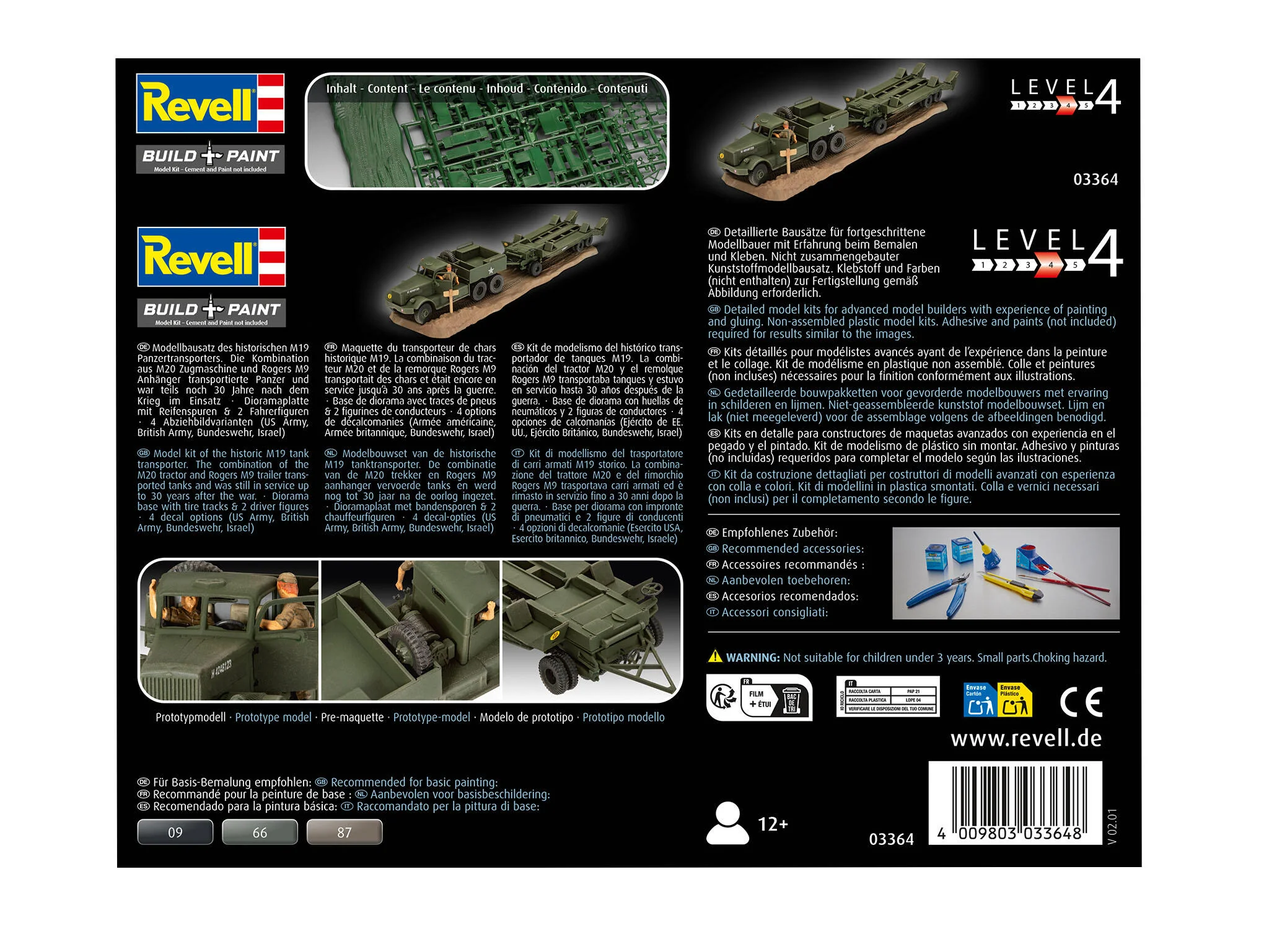 Maquette militaire Revell 03364 M19 Tank Transporter - Image 6