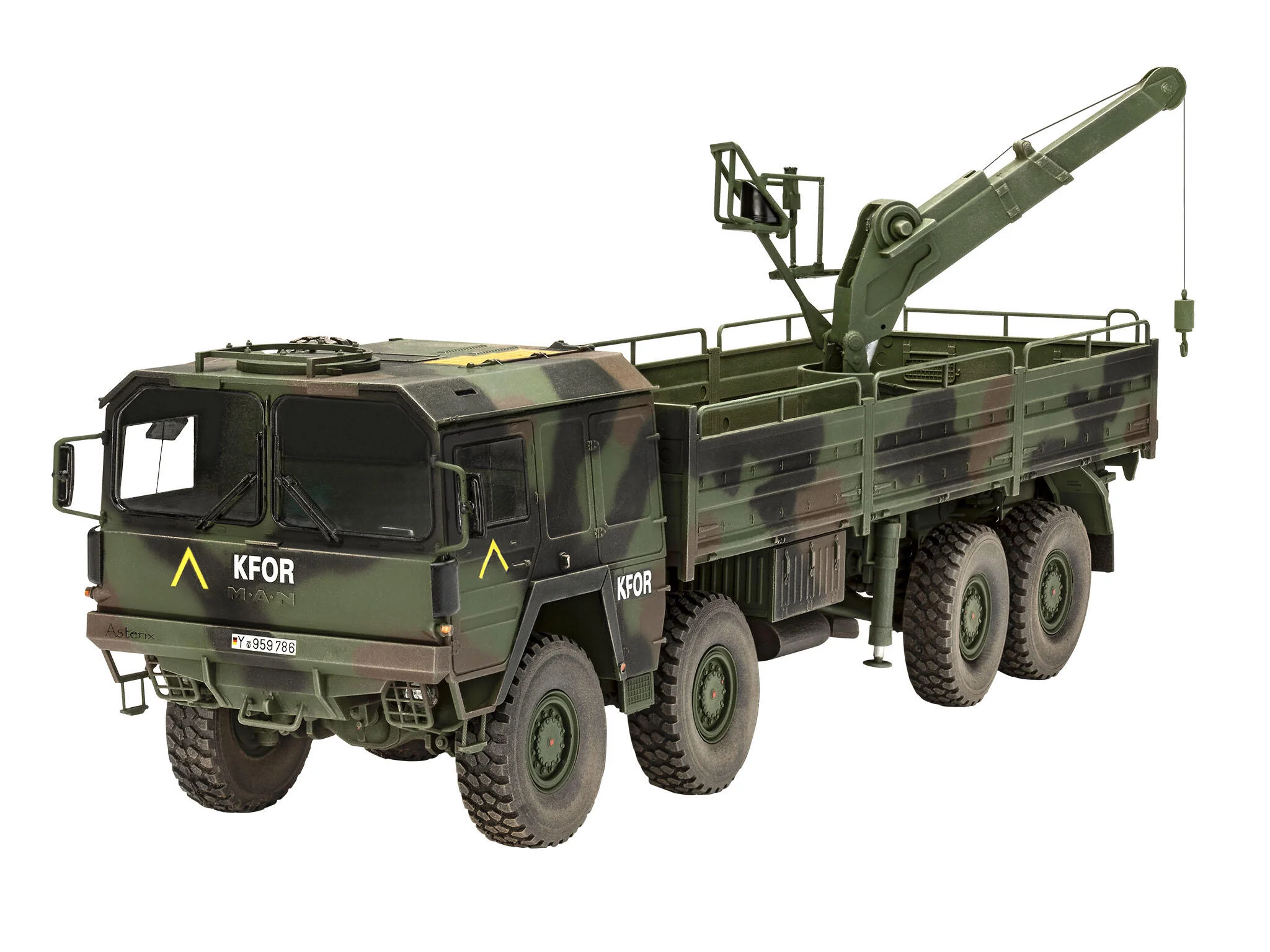 Maquette militaire Revell 03367 MAN 10t milgl truck 8x8 - Image 2