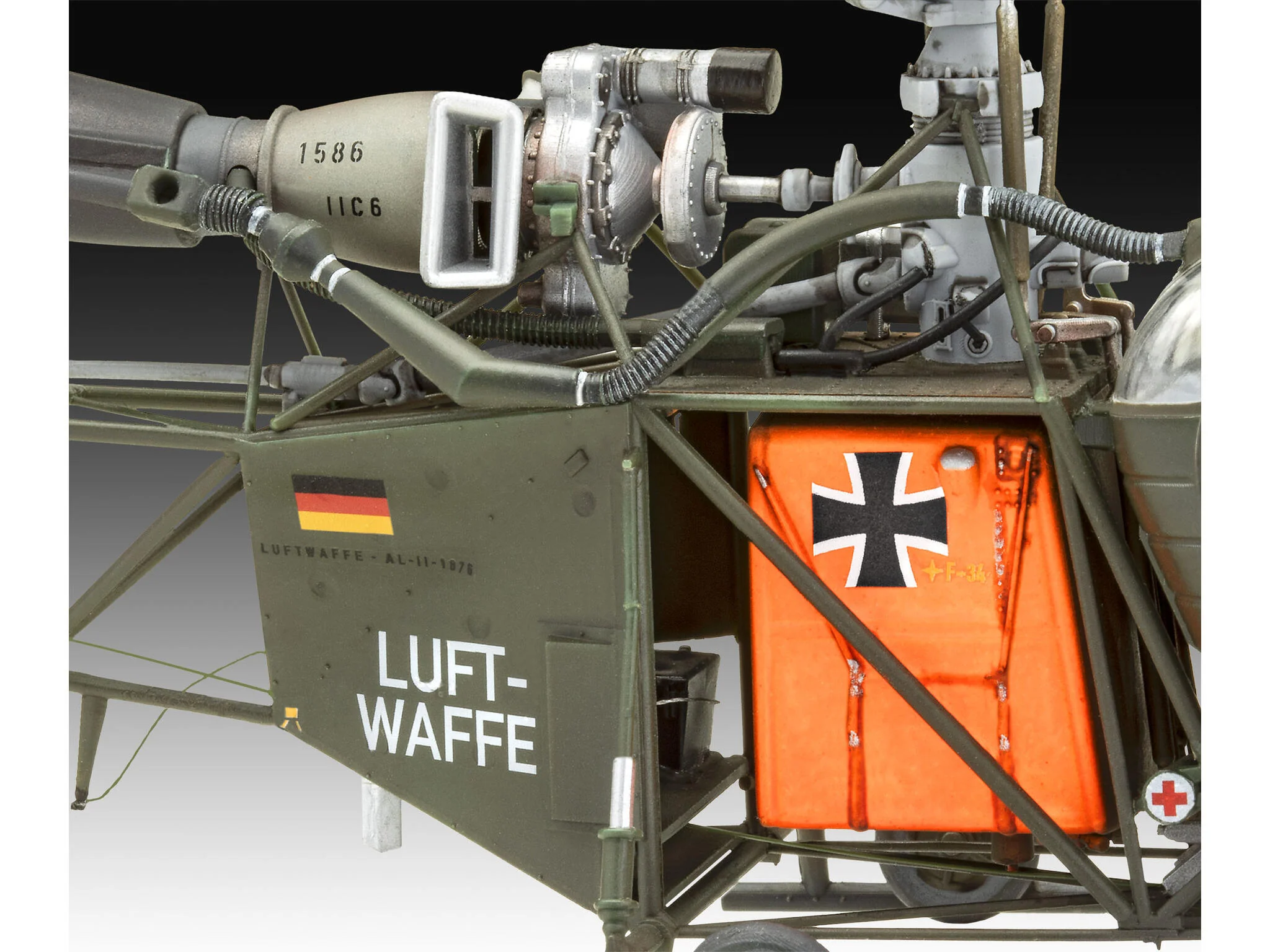Maquette hélicoptère Revell 03804 Alouette II - Image 4