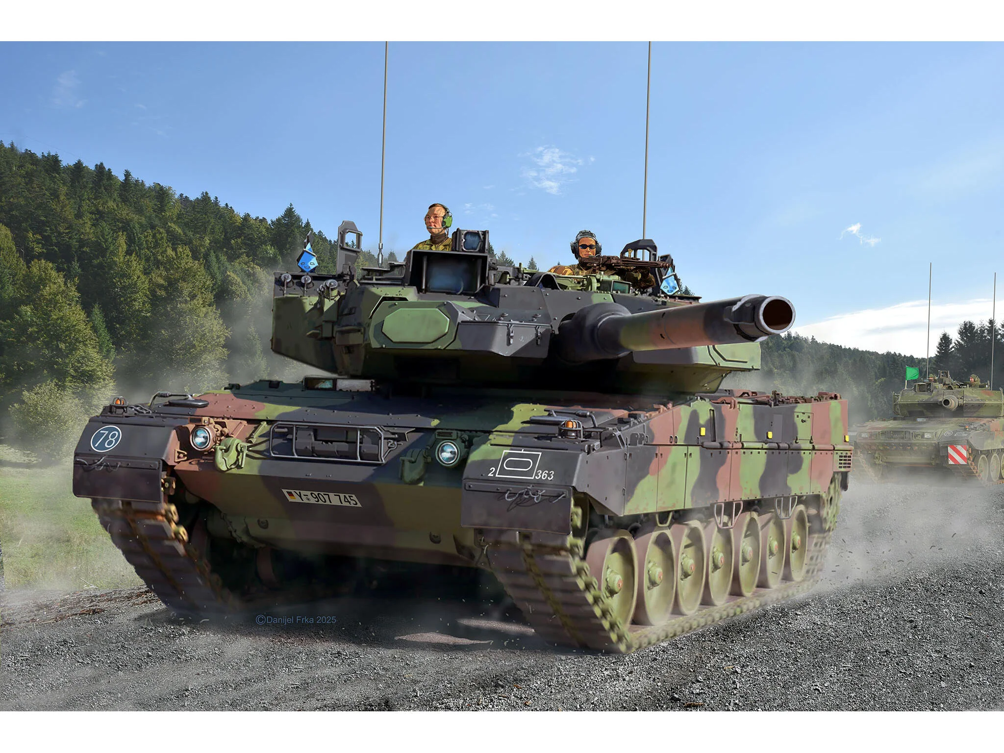 Maquette militaire Revell 63360 Model Set Leopard 2A7A1 avec accessoires de base - Image 7