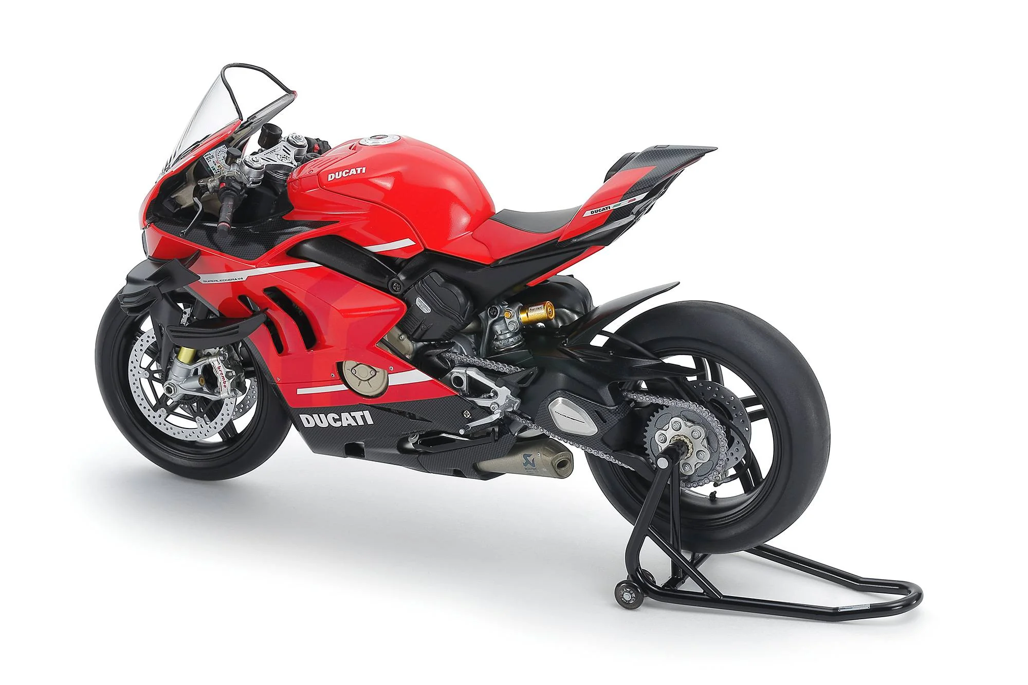 Maquette moto Ducati Superleggera V4 + kit course Tamiya 14143 - Image 2