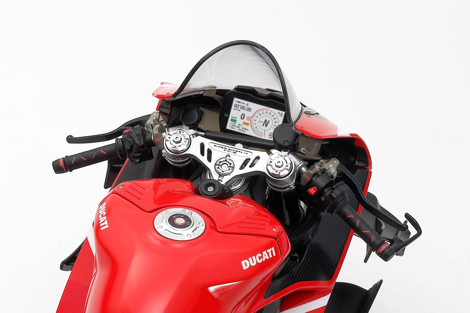 Maquette moto Ducati Superleggera V4 + kit course Tamiya 14143 - Image 4