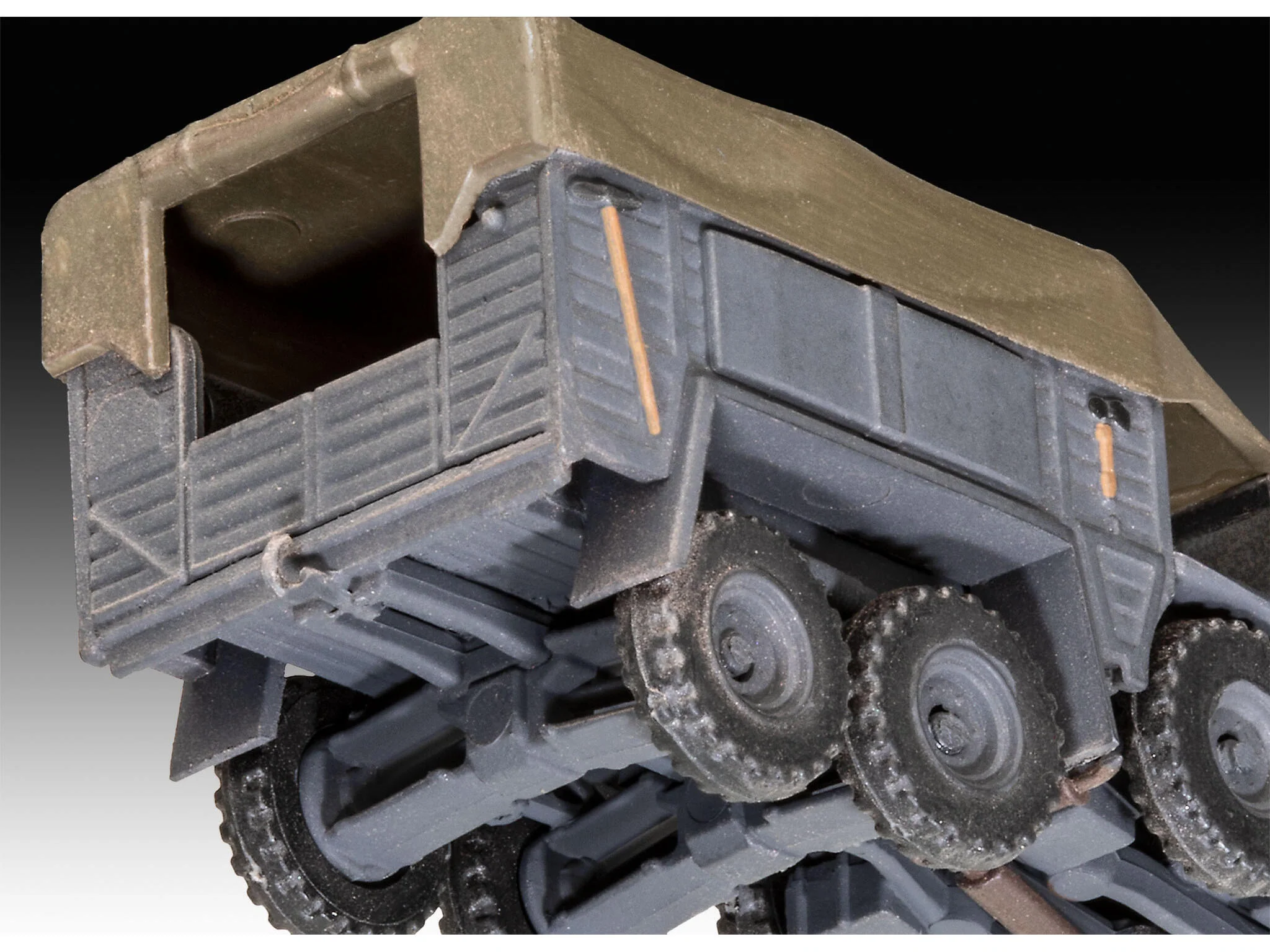Maquette Revell Starter kit 73344 Krupp Protze KFZ 69 with 3,7cm Pak avec accessoires de base - Image 5