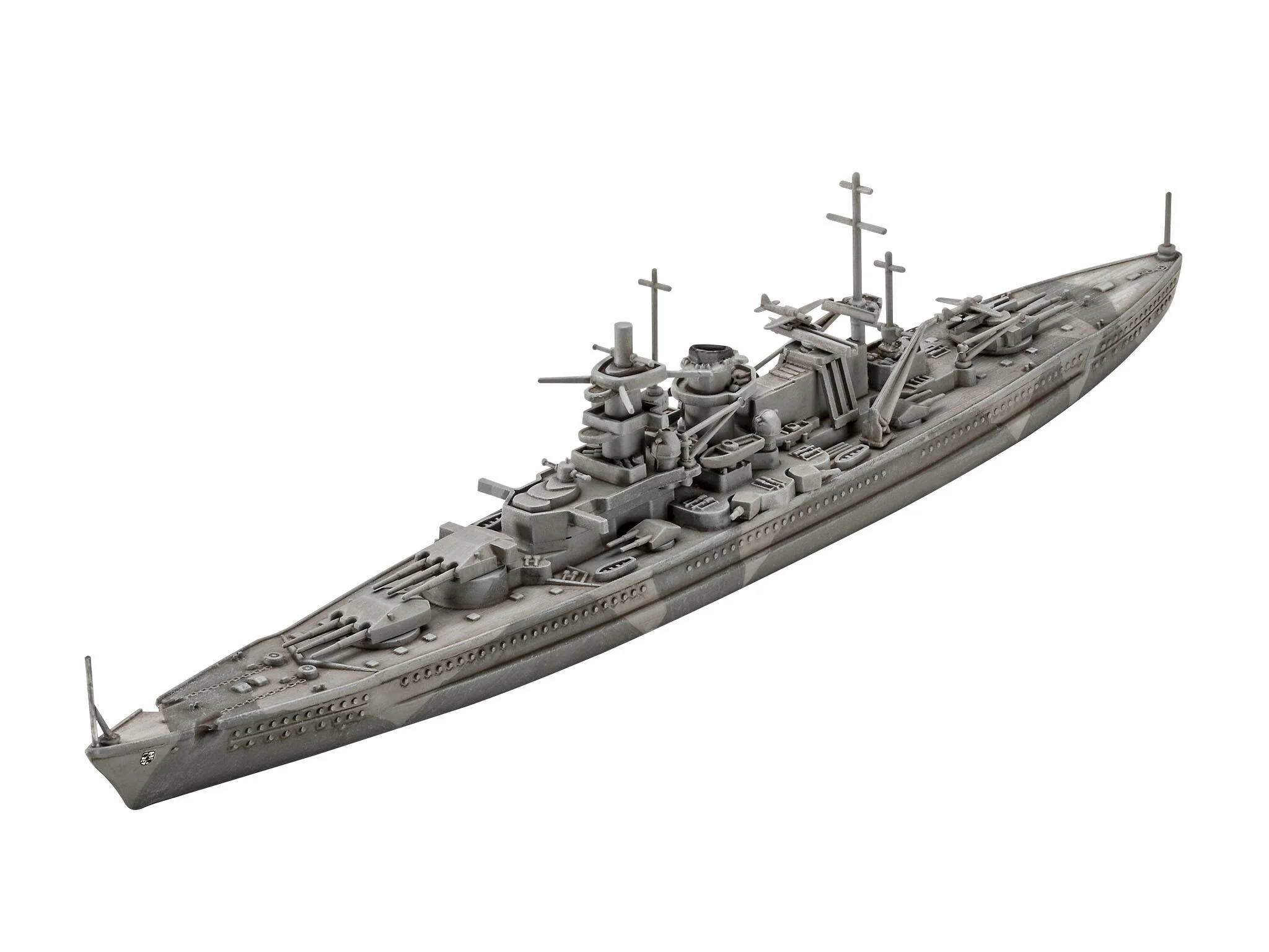 Maquette Revell Starter kit 75181 Battleship Gneisenau avec accessoires de base - Image 2