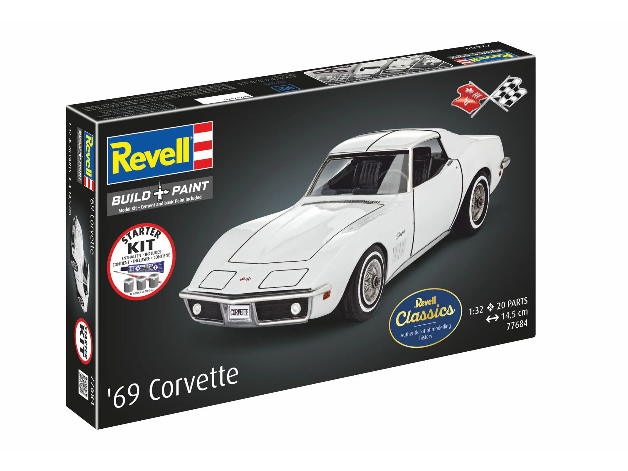 Maquette Revell Starter kit 77684 Corvette C3 avec accessoires de base - Image 3