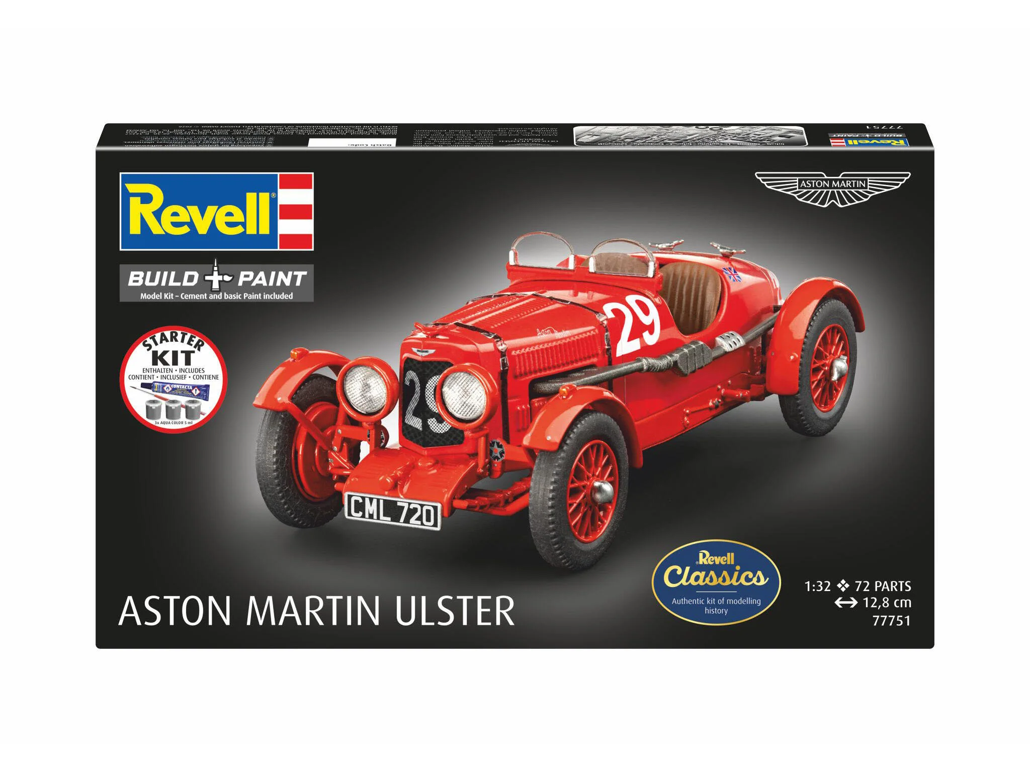 Maquette Revell Starter kit 77751 Aston Martin Ulster avec accessoires de base - Image 9