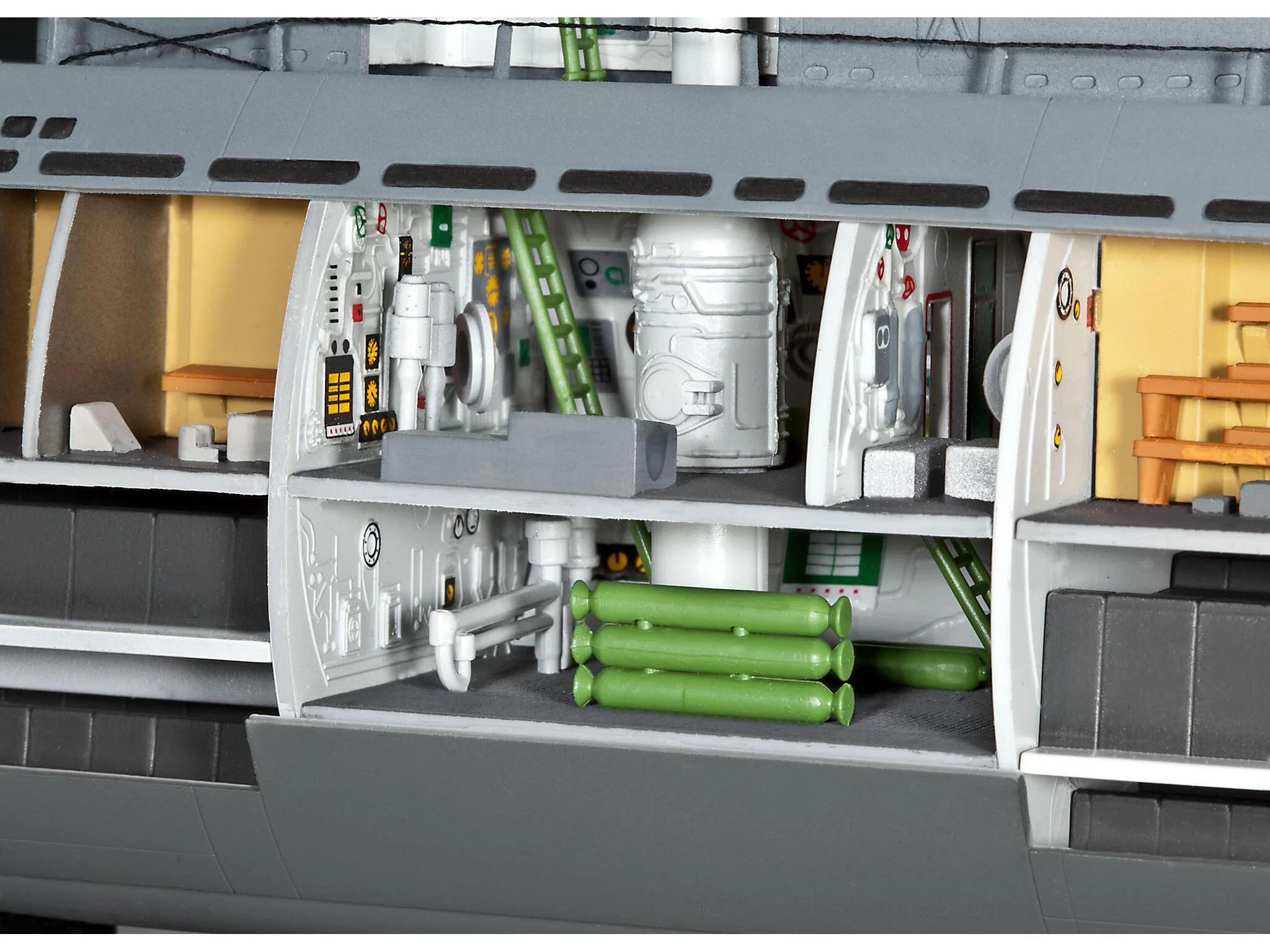 Maquette sous marin Revell 05078 U-BOAT TYP XXI U 2540 avec intérieur - Image 3