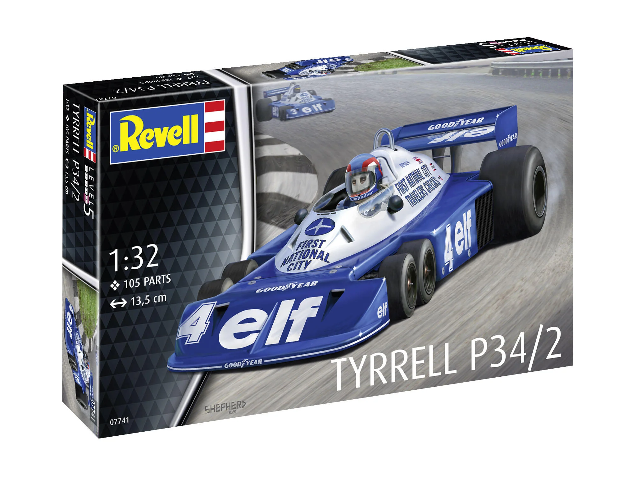 Maquette voiture Revell 07741 Tyrrell P34/2 6-Wheeler - Image 6