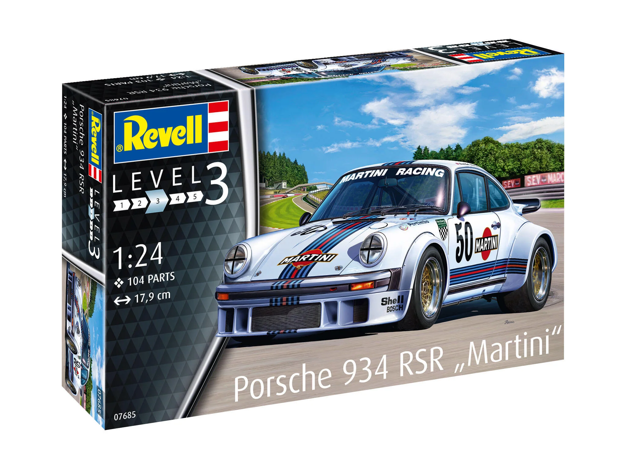 Maquette voiture Revell 07685 Porsche 934 RSR "Martini" - Image 9