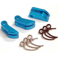 Masselottes d'embrayage avec ressorts 1.0 et 1.1mm bleu