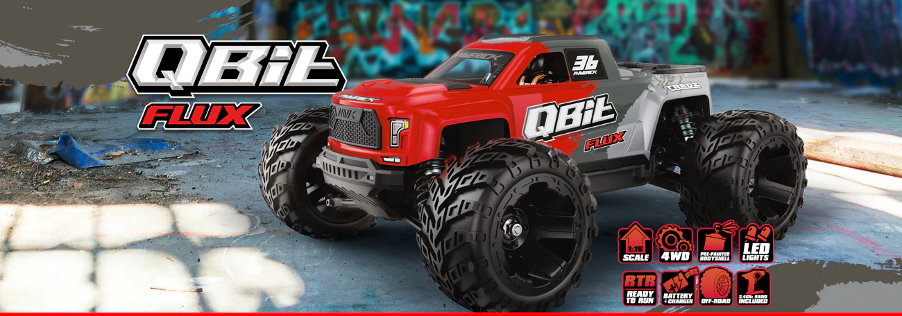 Maverick 151005 QBIT Monster truck 1/16 version brushless 60km/h - Image 6