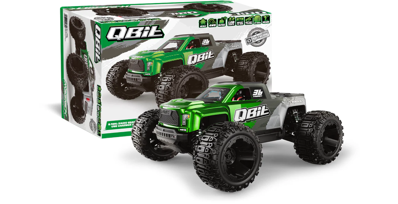 Maverick QBIT Monster truck 1/16 version charbon 151004 - Image 2