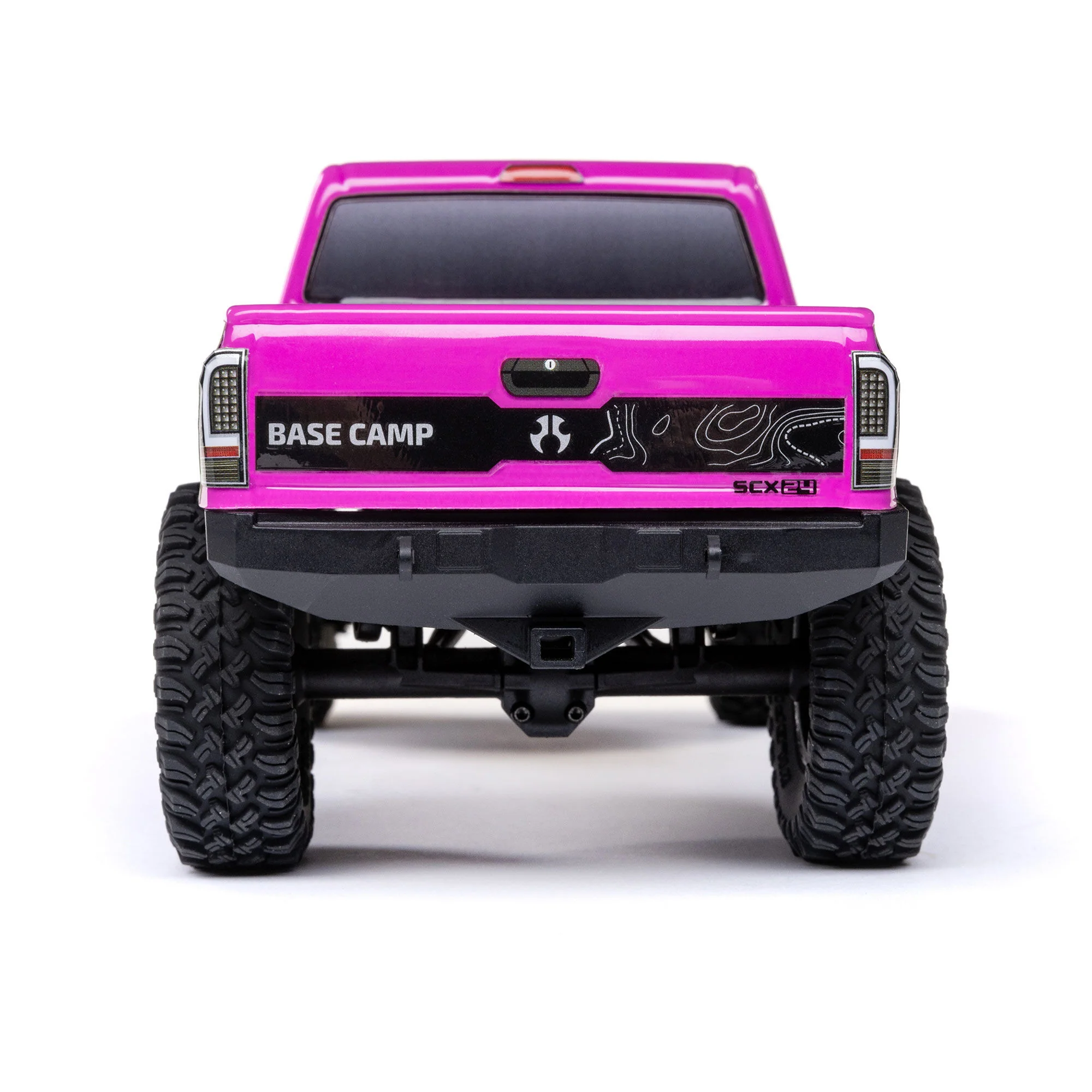 Mini rock crawler SCX24 Base Camp 4WD 1/24 charbon RTR rose - AXI-1219T3 - Image 5