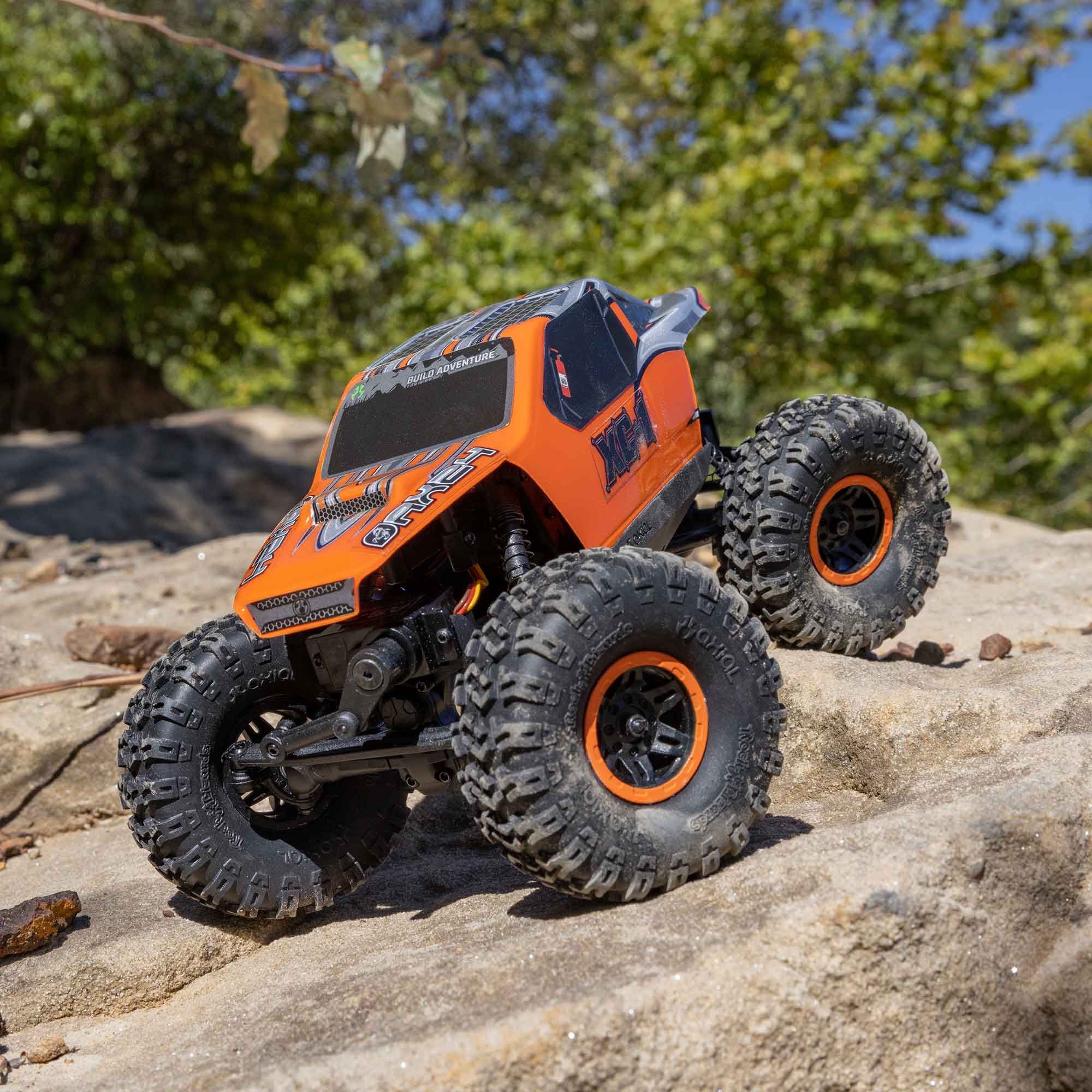 Mini rock crawler tout-terrain 4x4 AX24 XC-1 4WS RTR 1/24 orange - AXI00003T2 - Image 3
