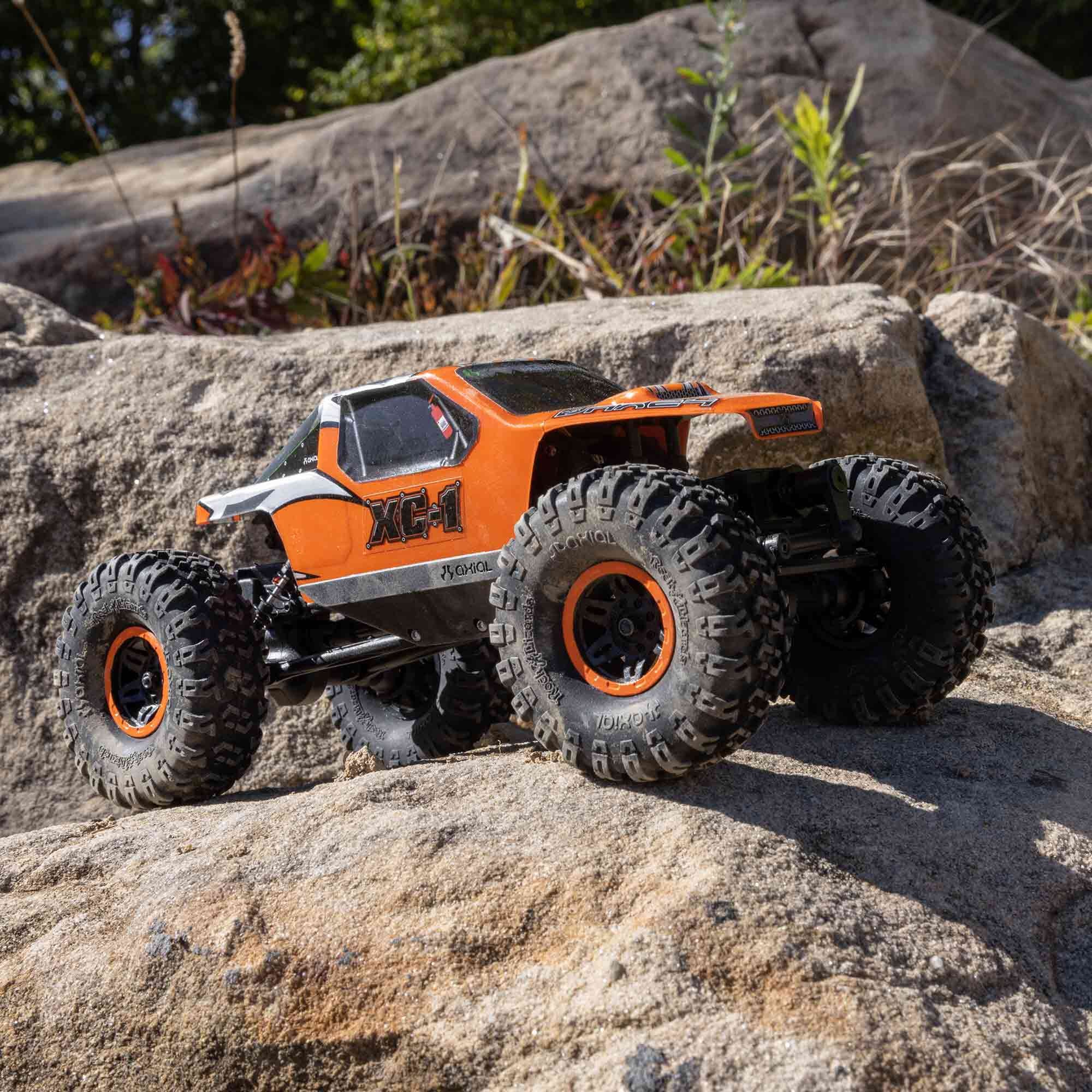 Mini rock crawler tout-terrain 4x4 AX24 XC-1 4WS RTR 1/24 orange - AXI00003T2 - Image 4