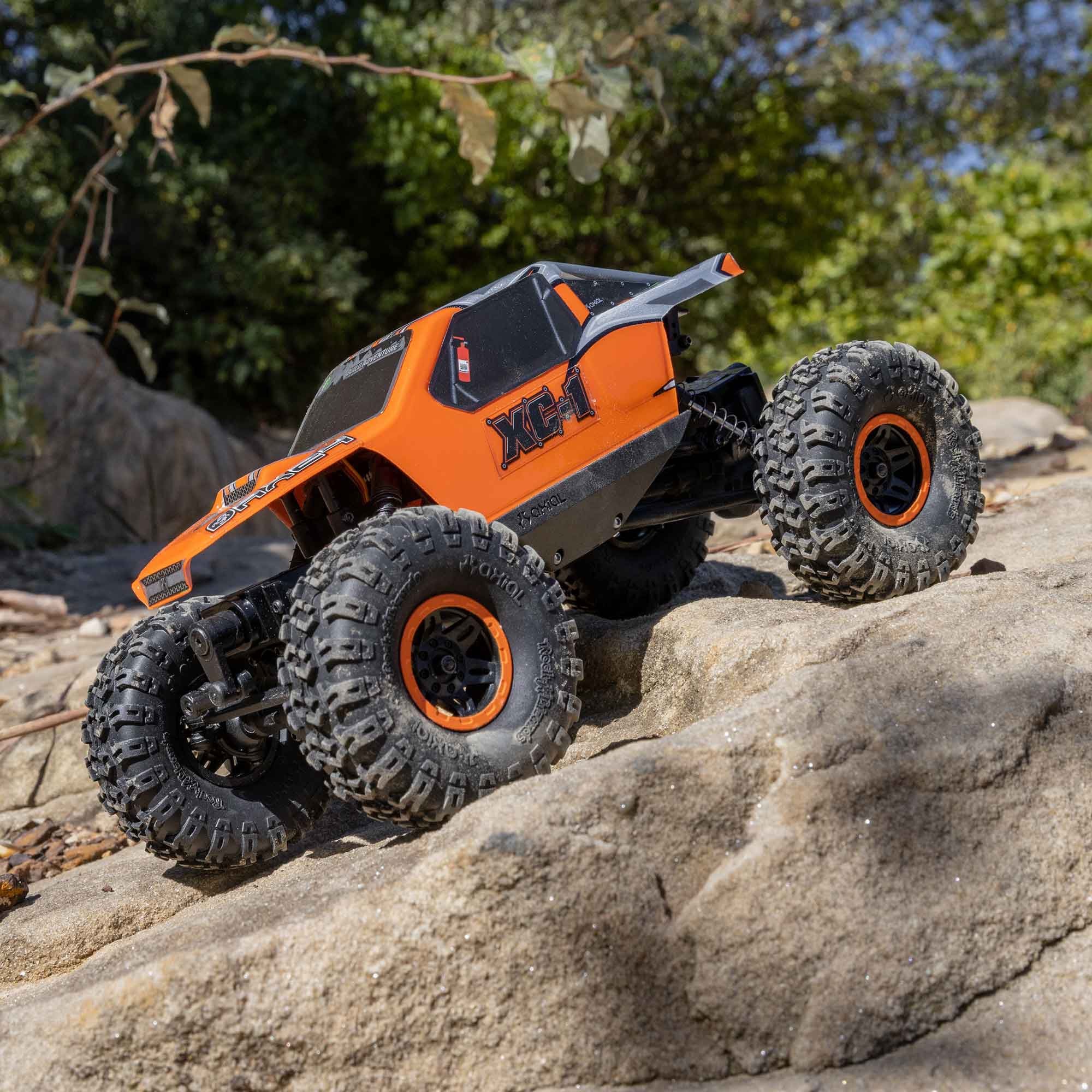 Mini rock crawler tout-terrain 4x4 AX24 XC-1 4WS RTR 1/24 orange - AXI00003T2 - Image 5
