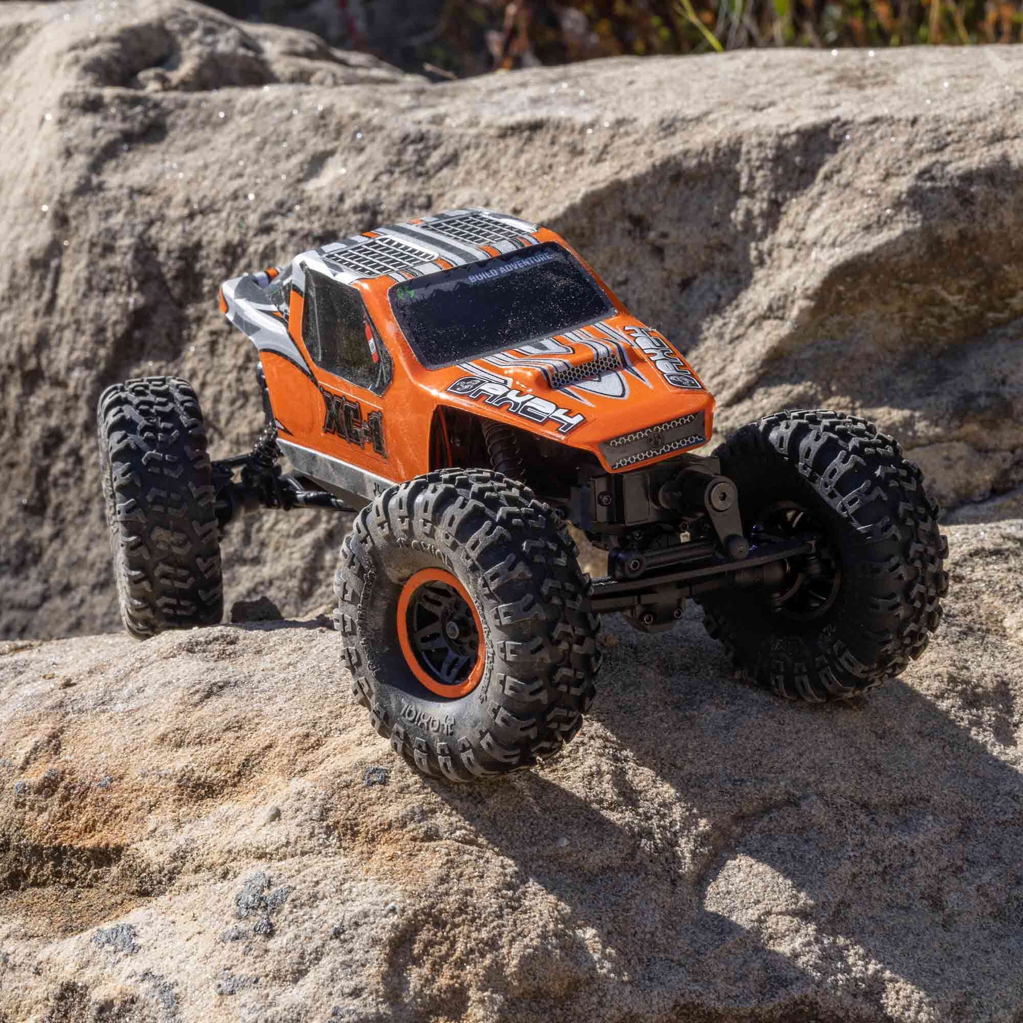 Mini rock crawler tout-terrain 4x4 AX24 XC-1 4WS RTR 1/24 orange - AXI00003T2 - Image 6