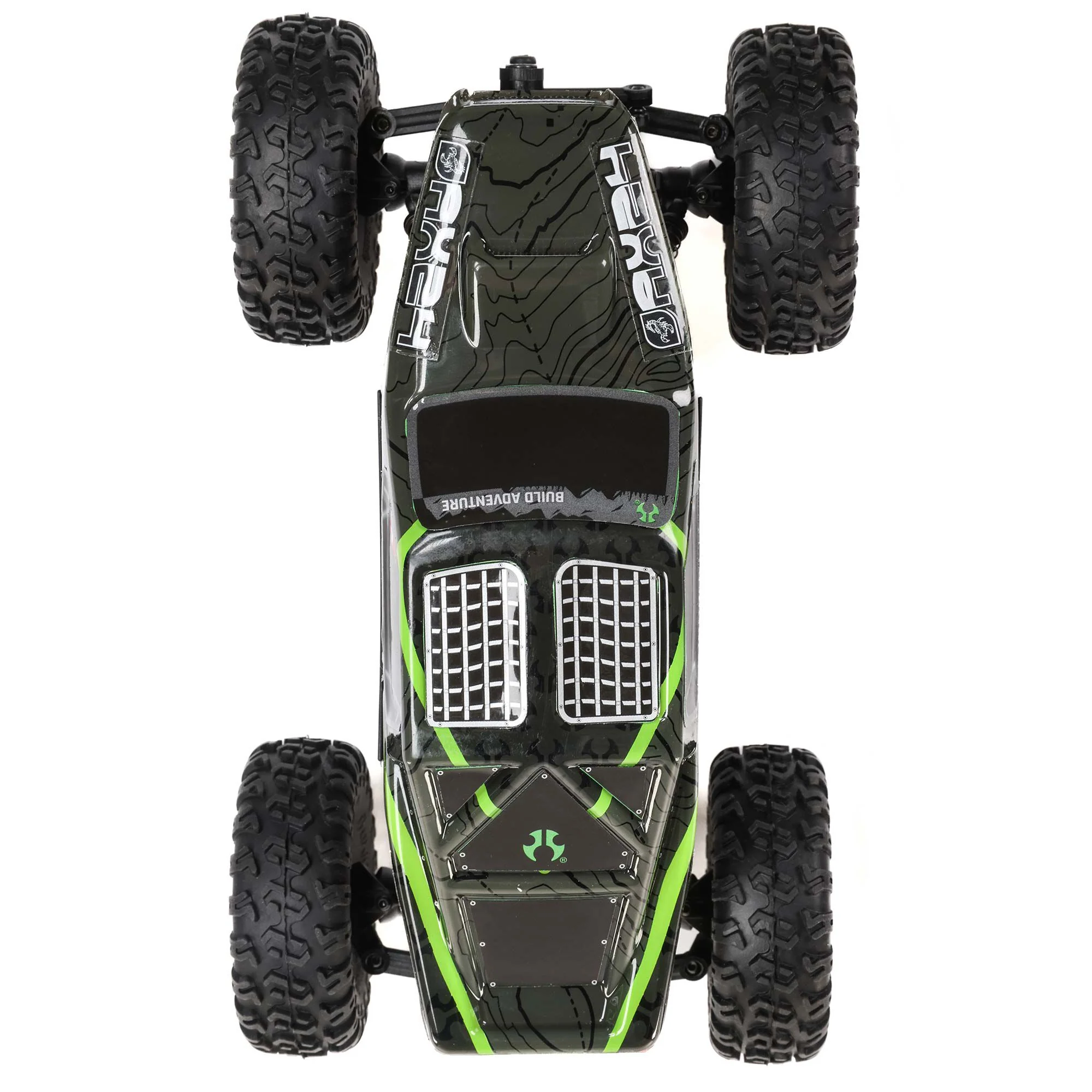 Mini rock crawler tout-terrain 4x4 AX24 XC-1 4WS RTR 1/24 vert - AXI00003T1 - Image 14