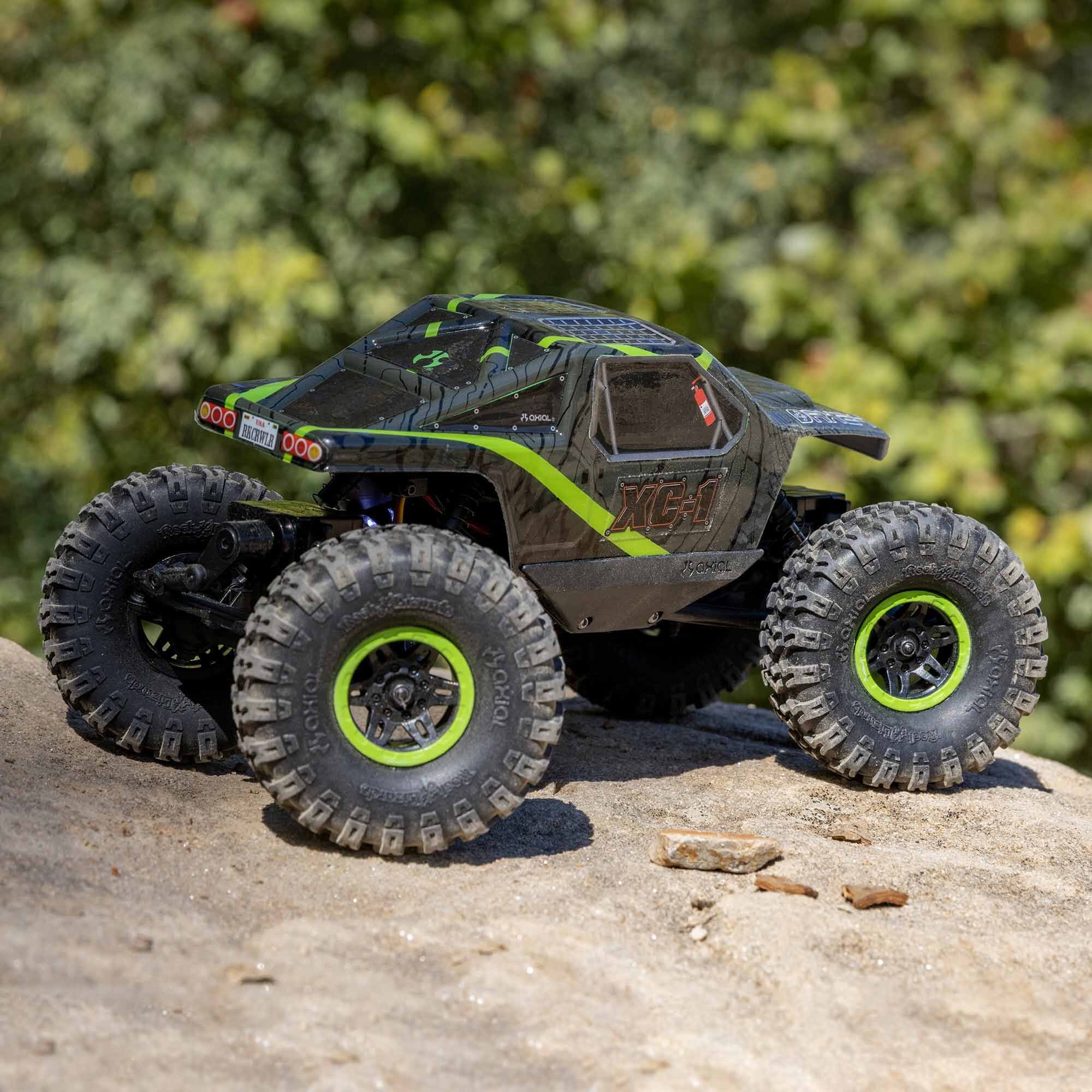 Mini rock crawler tout-terrain 4x4 AX24 XC-1 4WS RTR 1/24 vert - AXI00003T1 - Image 4