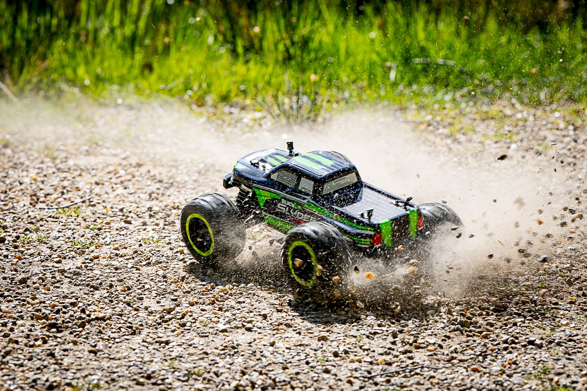 Monster Slyder MT Turbo 40km/h lipo 2S Brushless 4WD RTR 540208 verte - Image 4