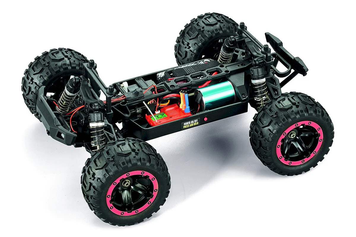 Monster Slyder MT Turbo 40km/h lipo 2S Brushless 4WD RTR 540211 rouge - Image 8