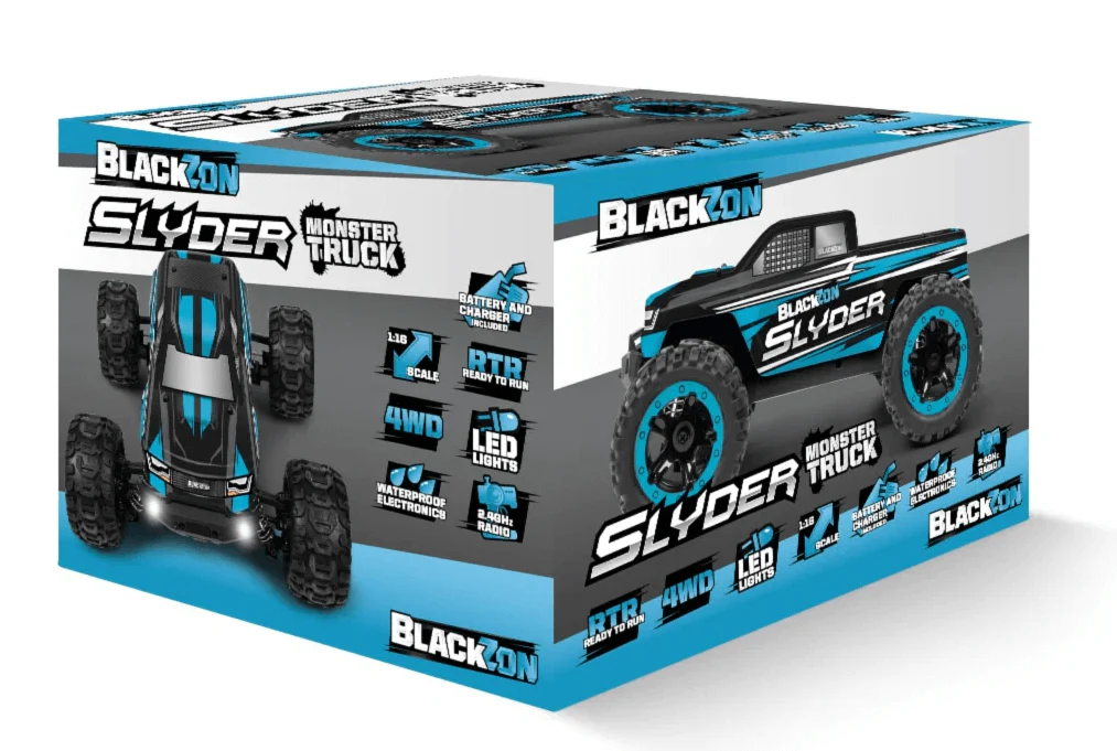 Monster Truck télécommandé 4WD Blackzon Slyder 1/16 RTR - 540104 - Image 6