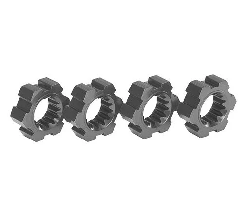 Moyeux de Roue Alu gris (4) Traxxas 7756-GRAY