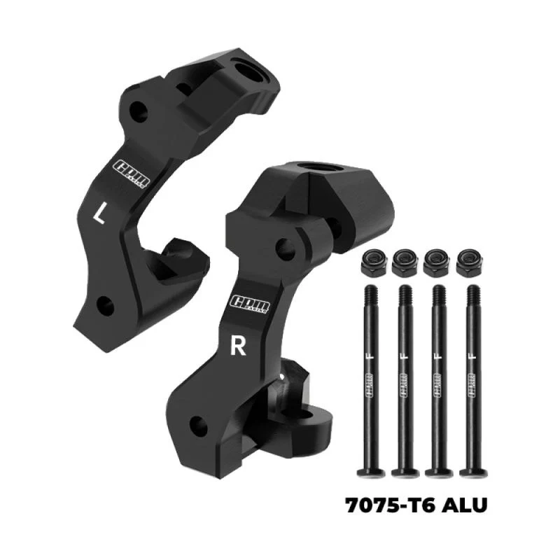 Moyeux en C avant en aluminium noir GPM TRX MiniMaxx - GPMTXMM019BK