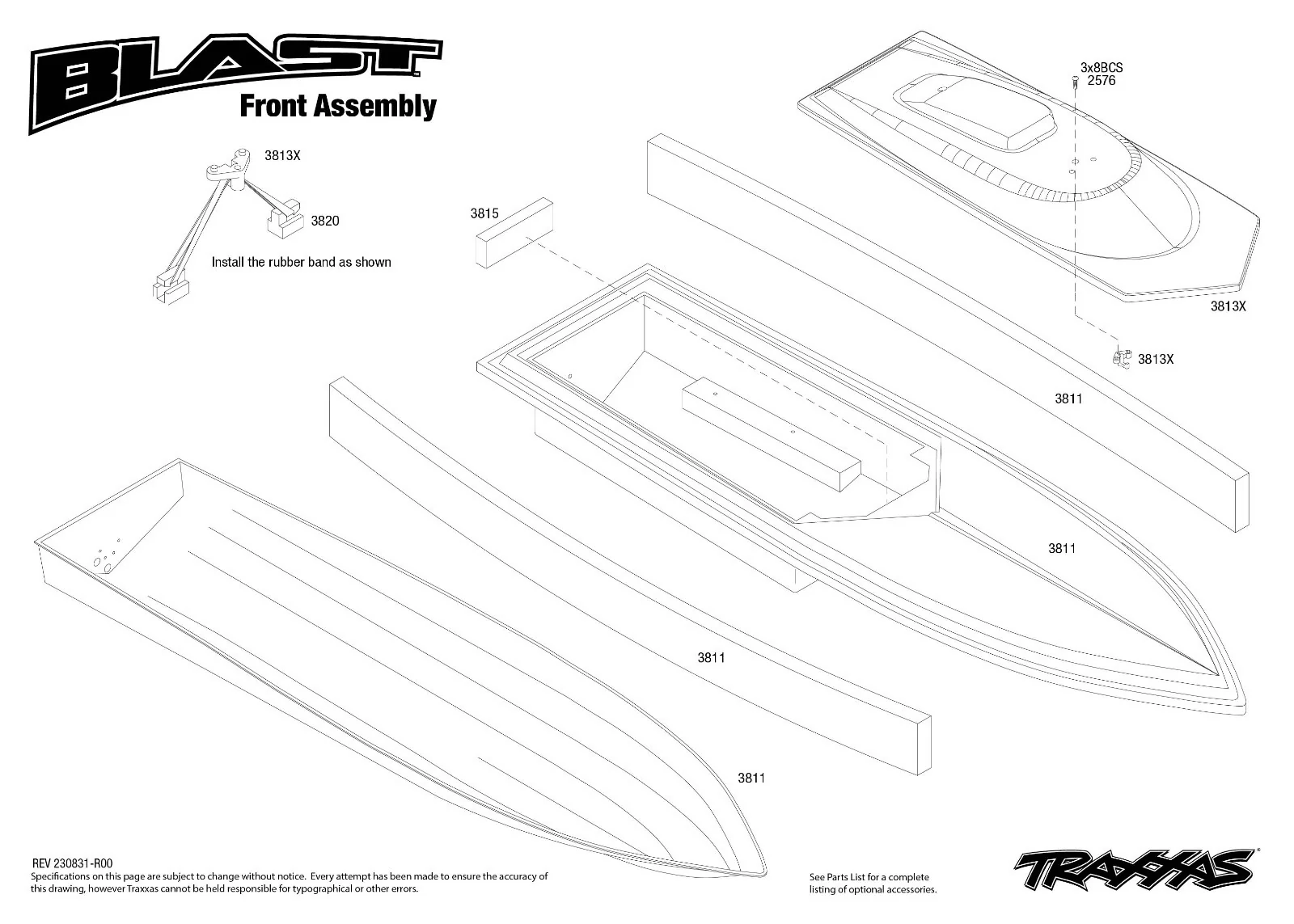Offshore Traxxas Blast TQ RTR orange 35km/h 38104-8 - Image 9