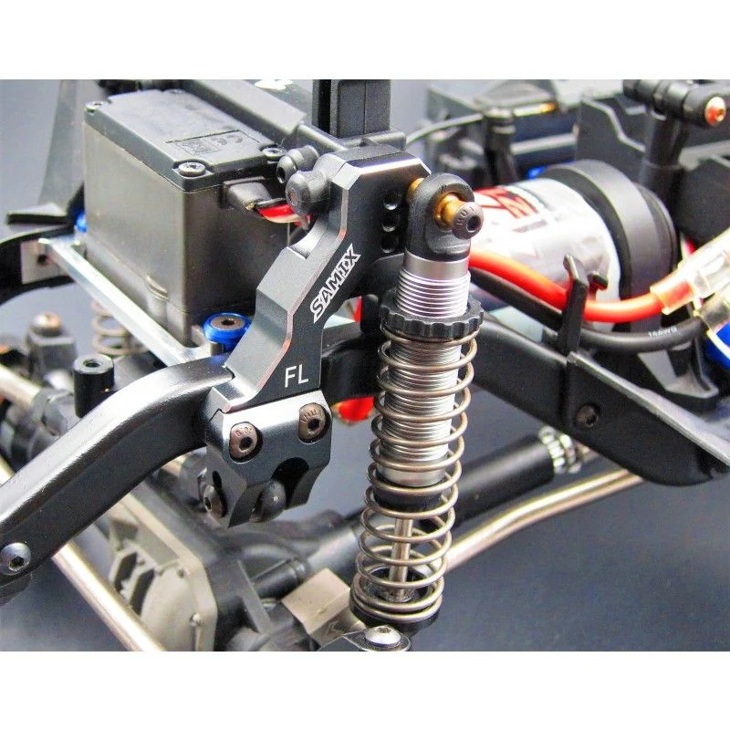 Option TRX4 SAMIX - 2 supports d'amortisseurs avant en laiton Traxxas TRX-4 - Image 2