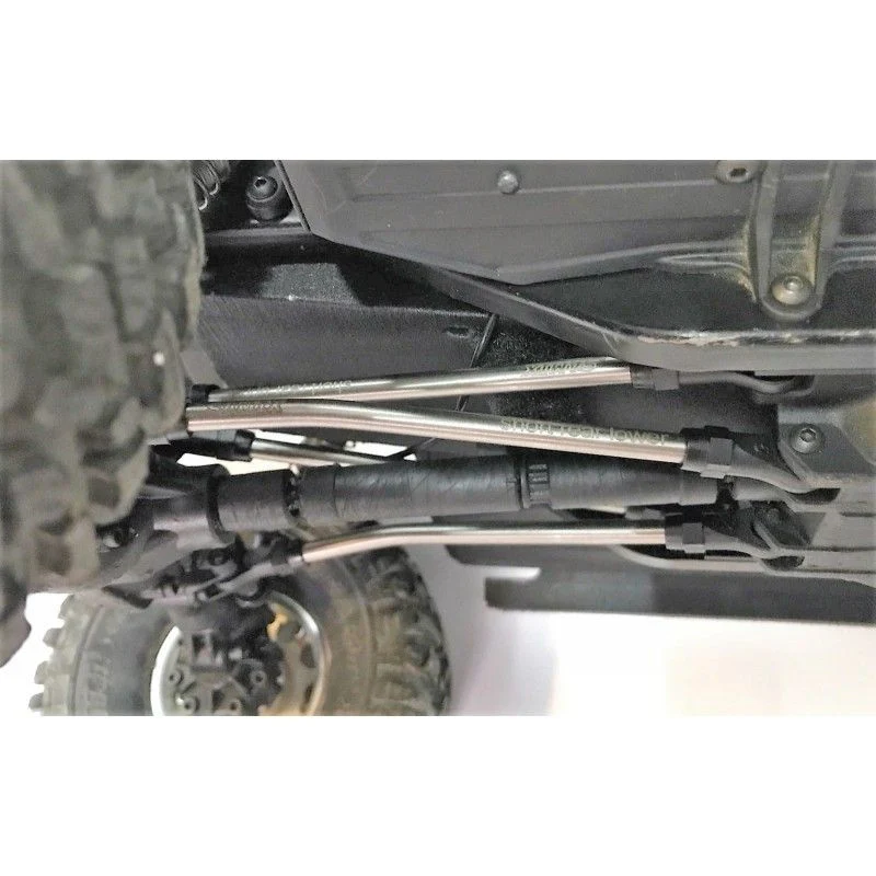 Option TRX4 SAMIX - Kit d'axes en titane à dégagement de 312 mm 10 pièces (jeu complet)  Traxxas TRX-4 - Image 2