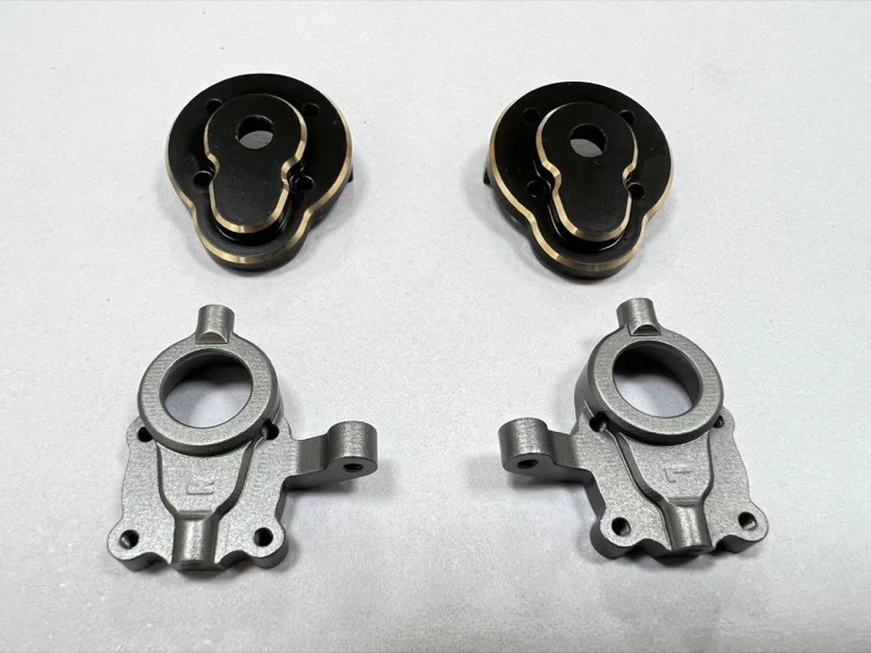 Optional Alu. Front Portal Hub Set - PRO/EVO 1:18