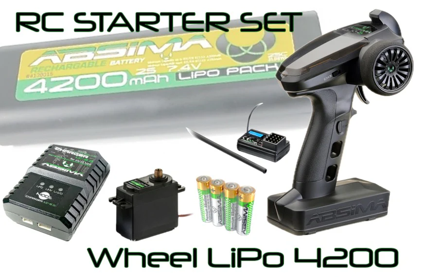 Pack de démarrage RC "Lipo 4200"
