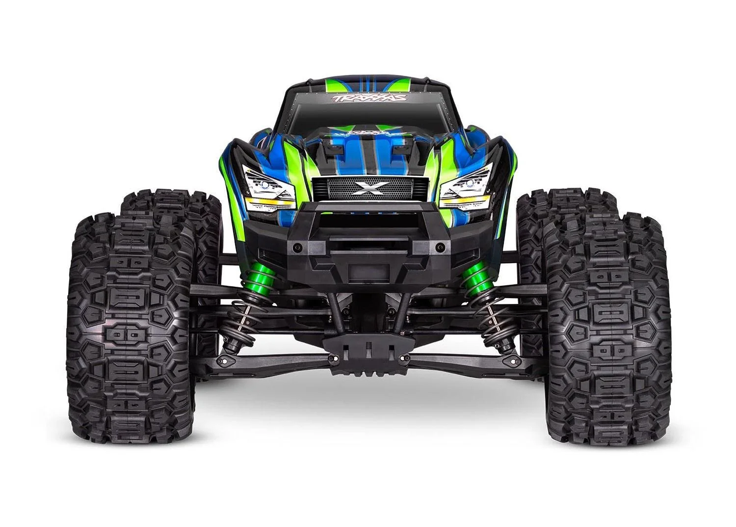 Pack Traxxas XMaxx 4x4 8S Belted vert RTR 1/6 brushless 77096-4 - Image 2