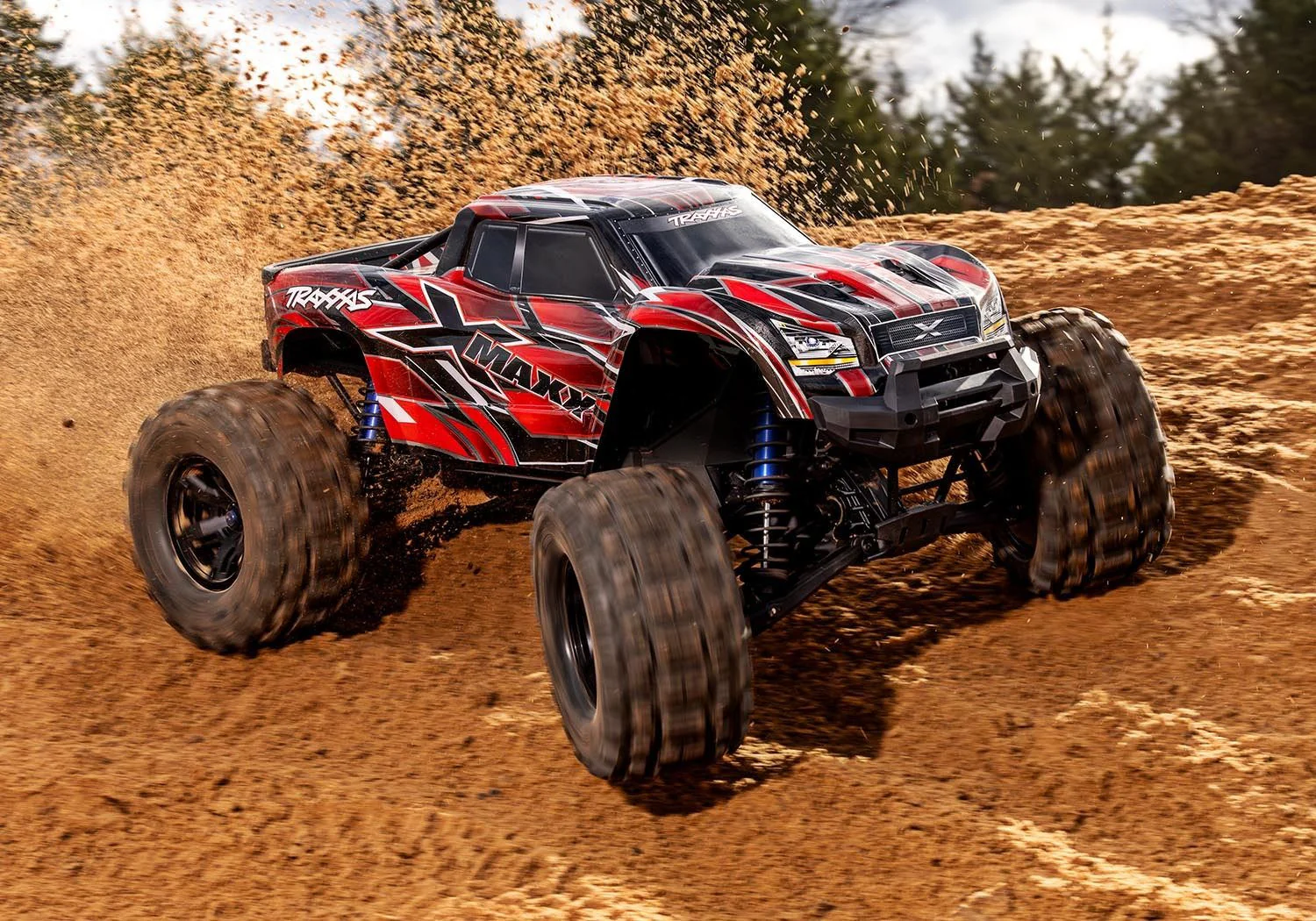 Pack XMaxx Traxxas 8S Belted rouge RTR 1/6 brushless 77096-4 - Image 6