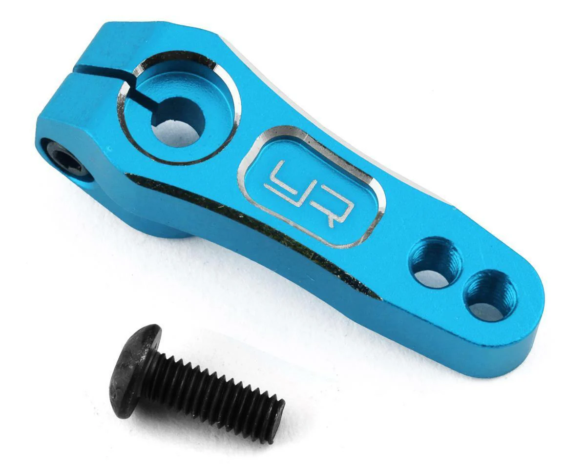 Palonnier servo 25T crawler alu bleu pour Futaba / savox