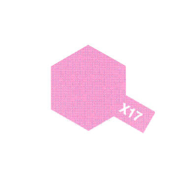 Peinture Acrylique Maquette X17 Rose brillant - Tamiya 81517 -