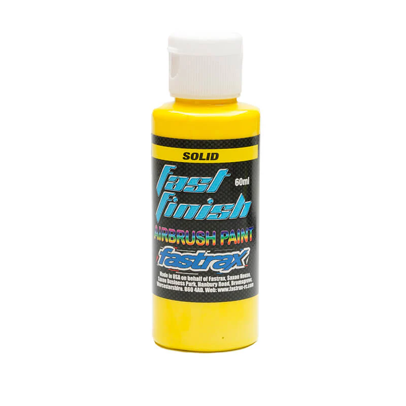 Peinture aérographe Fastrax Fast Finish jaune 60 ml
